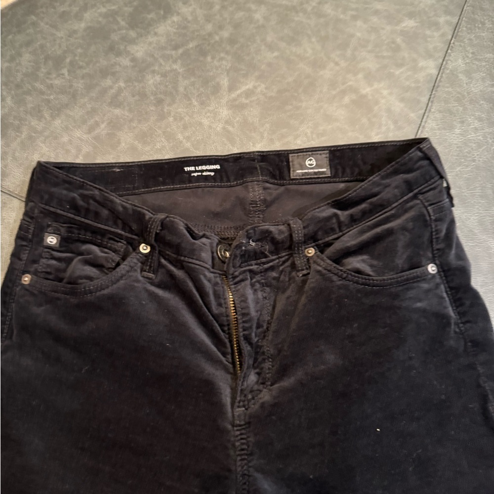 AG The Leggings Super Skinny Cords black 27 R